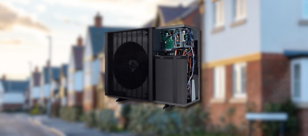 A Samsung 8kW high temp mono A2W inverter heat pump