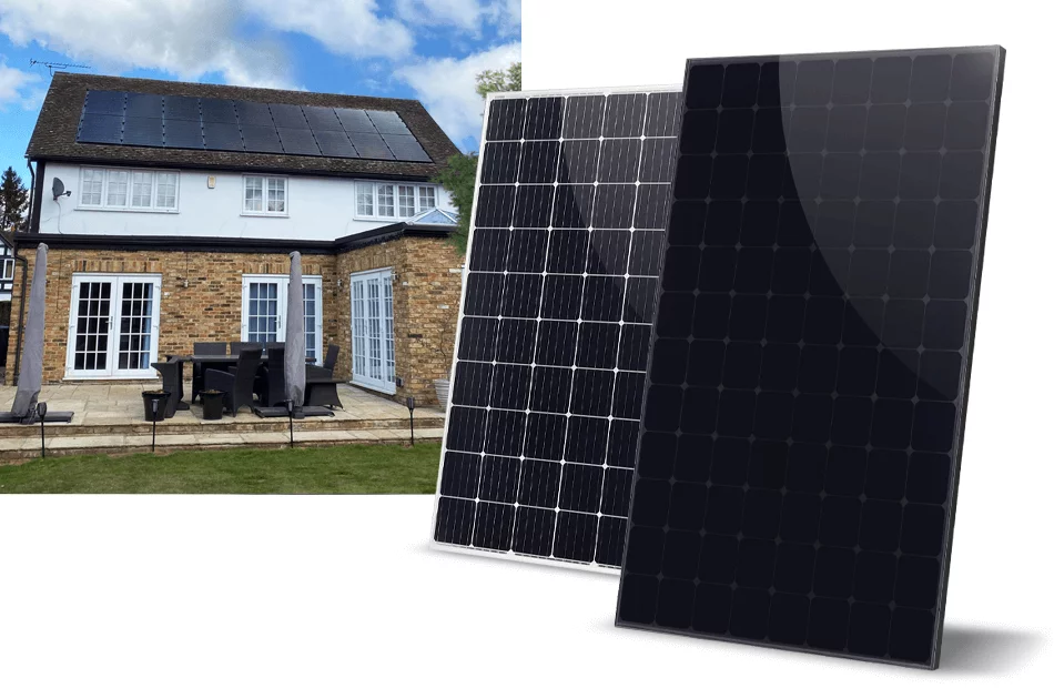 Infinity Solar Panel on roof of house
